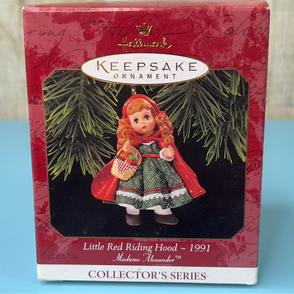 Hallmark Keepsake Ornament Little Red Riding Hood-1991 Madame Alexander